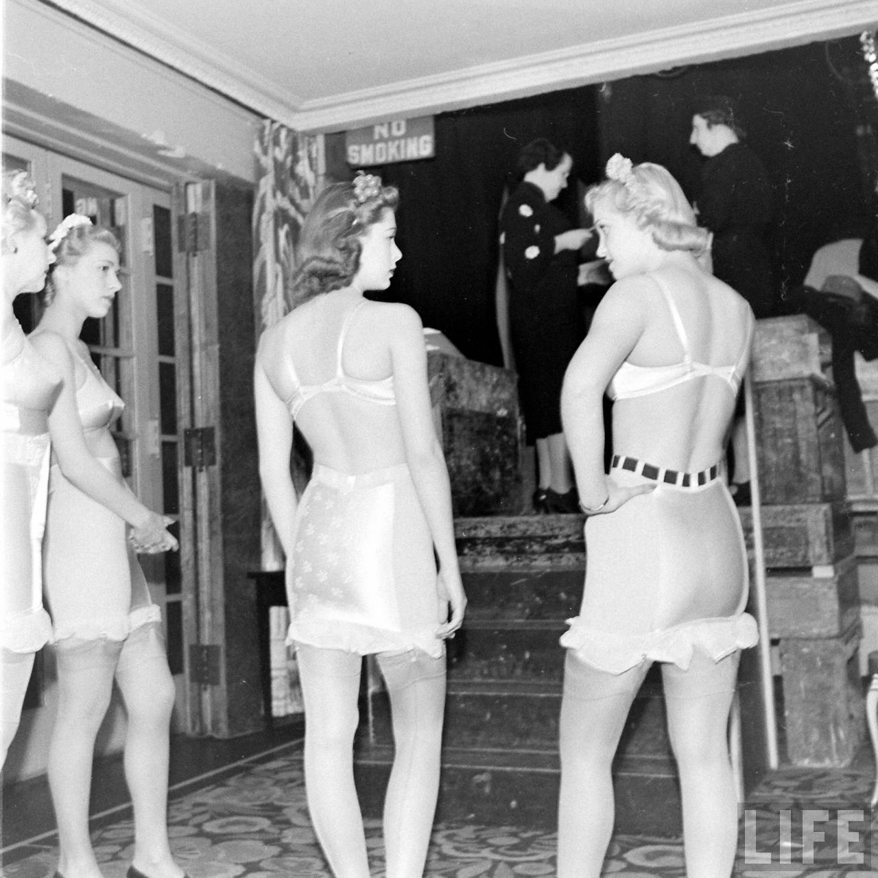 Illustrative example of 1940s underwear