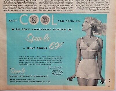 Illustrative example of 1950s underwear