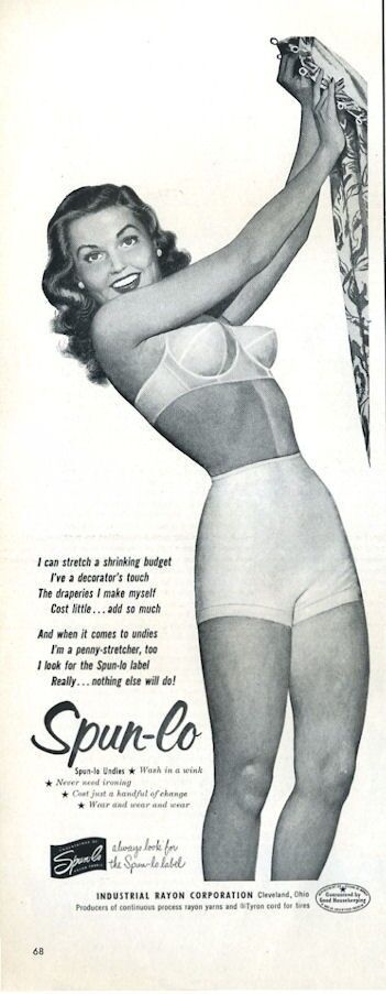 Illustrative example of 1950s underwear