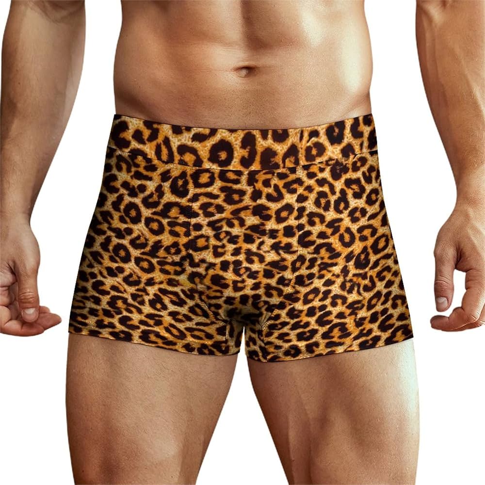 Illustrative example of animal print underwear for men