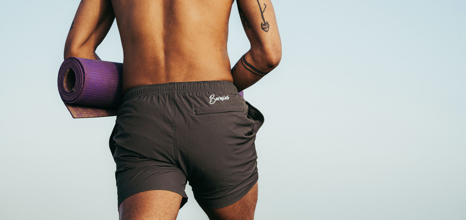 Illustrative example of are you supposed to wear underwear with lined shorts