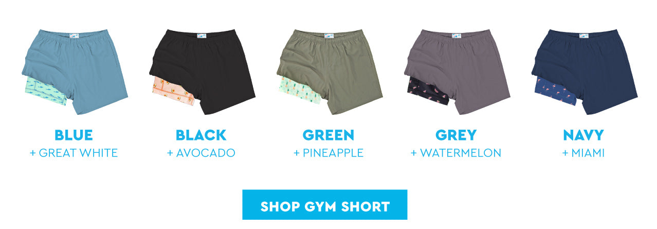 Illustrative example of are you supposed to wear underwear with lined shorts
