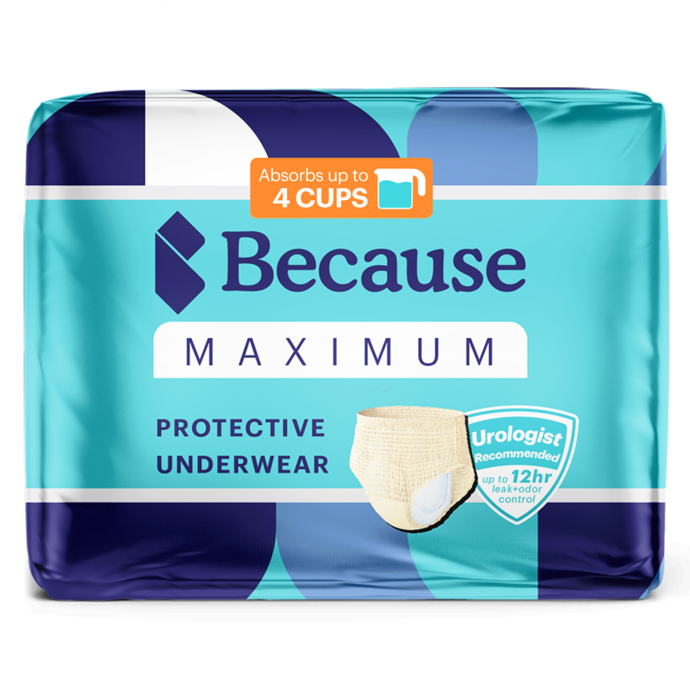 Illustrative example of because underwear for women