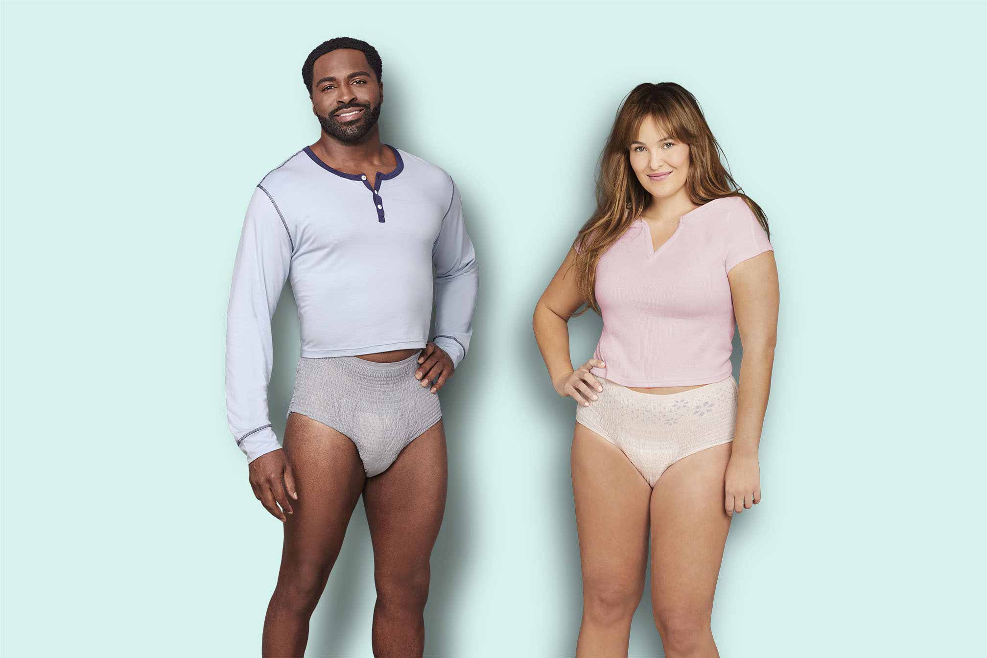 Illustrative example of bowel incontinence underwear
