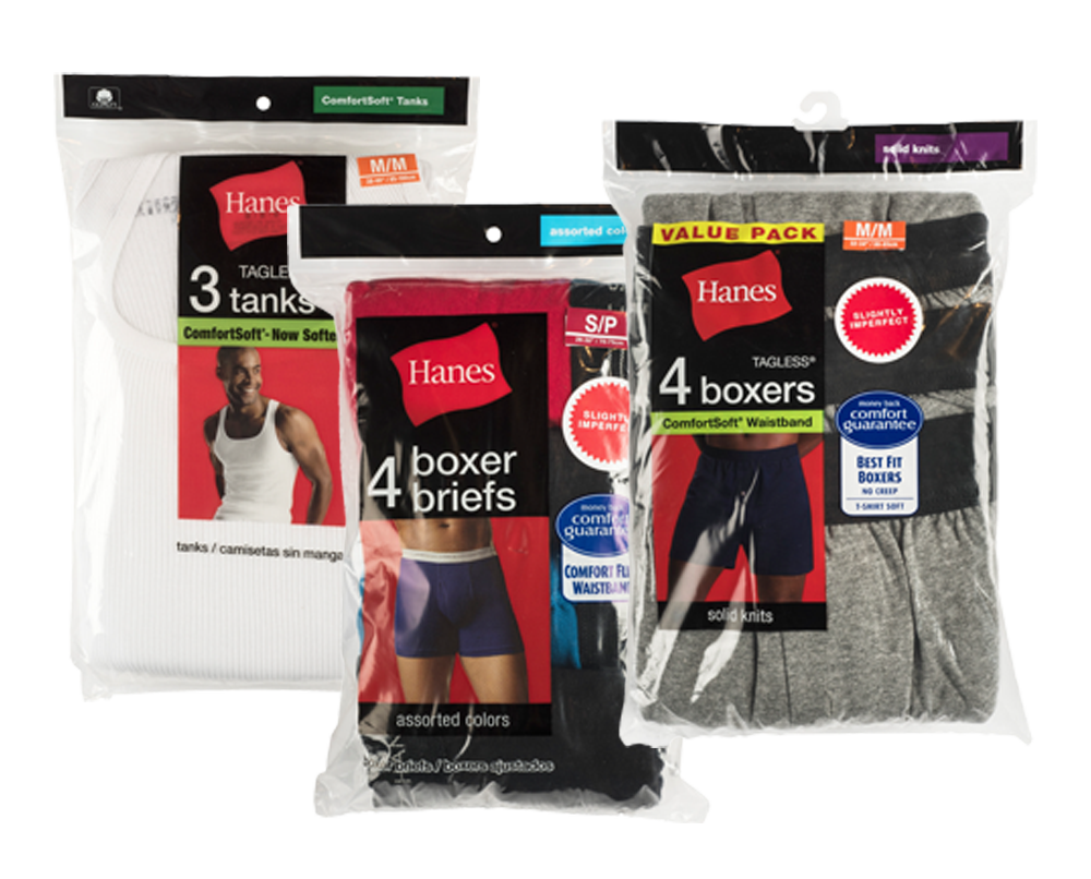 Illustrative example of bulk underwear