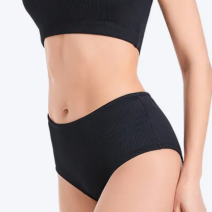 Illustrative example of can you wear period underwear in the pool