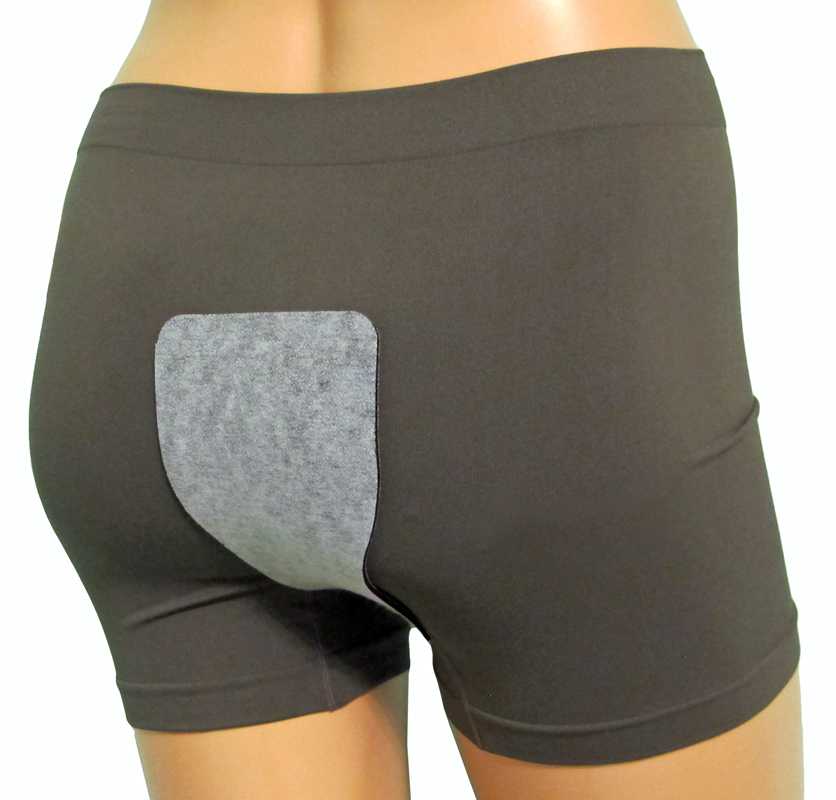 Illustrative example of charcoal filter underwear