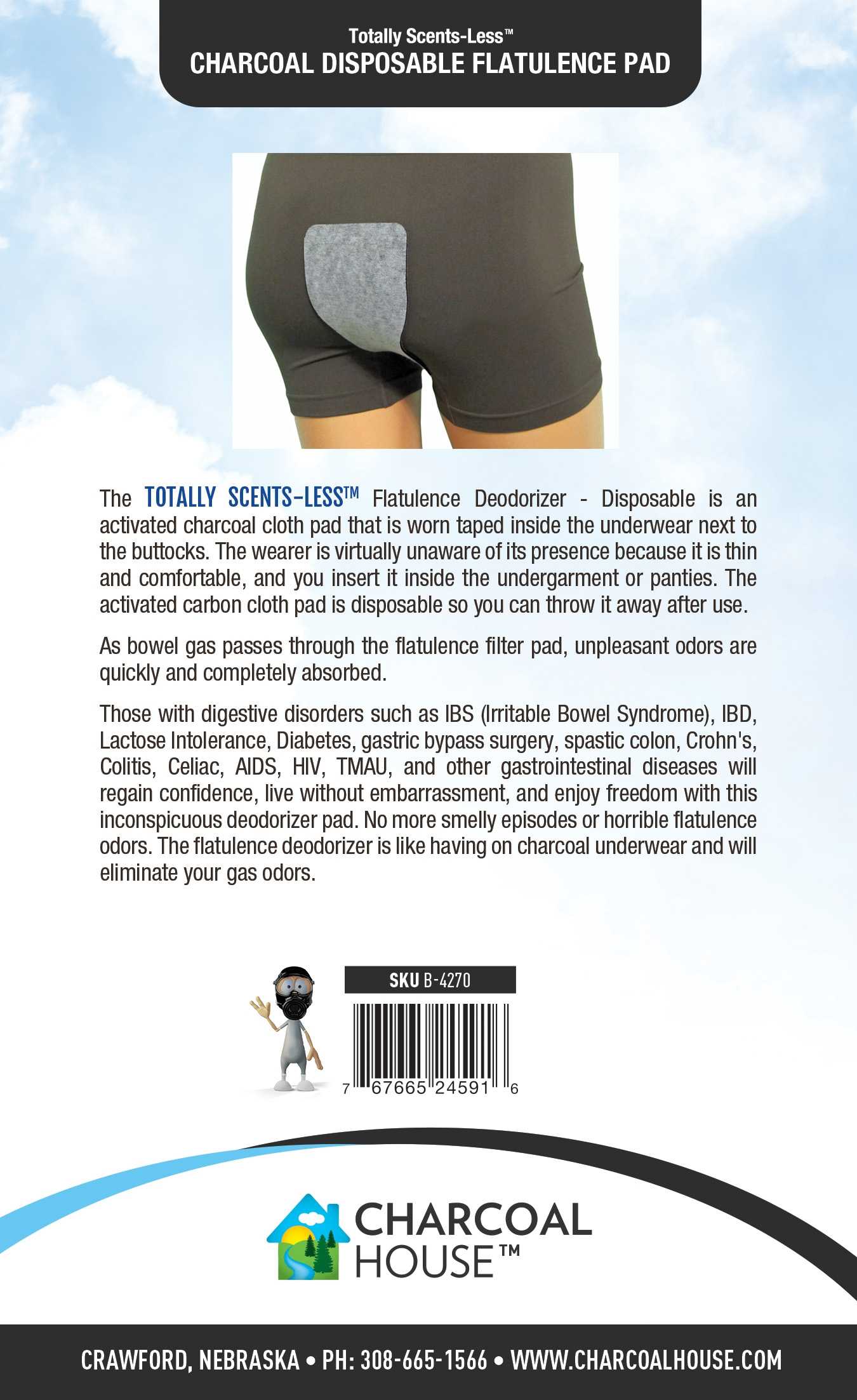 Illustrative example of charcoal underwear