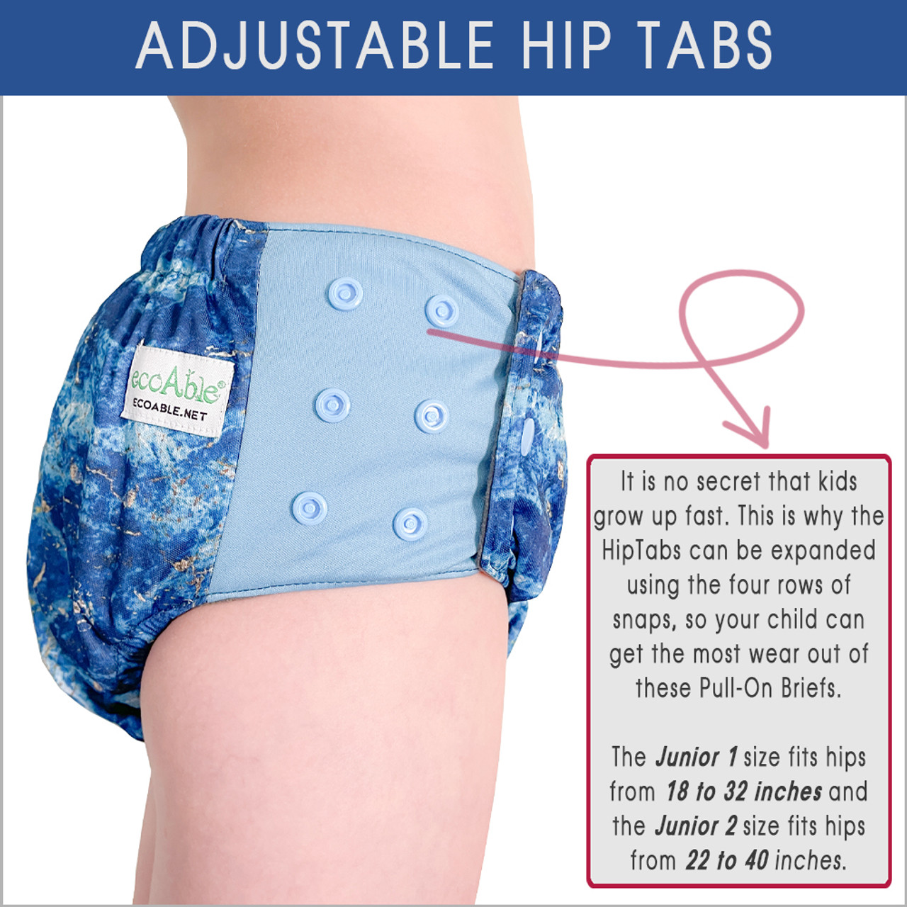 Illustrative example of children's incontinence underwear
