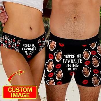 Illustrative example of couple underwear