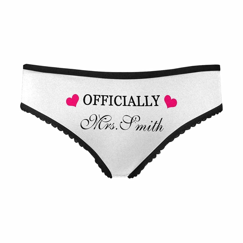 Illustrative example of custom underwear for women