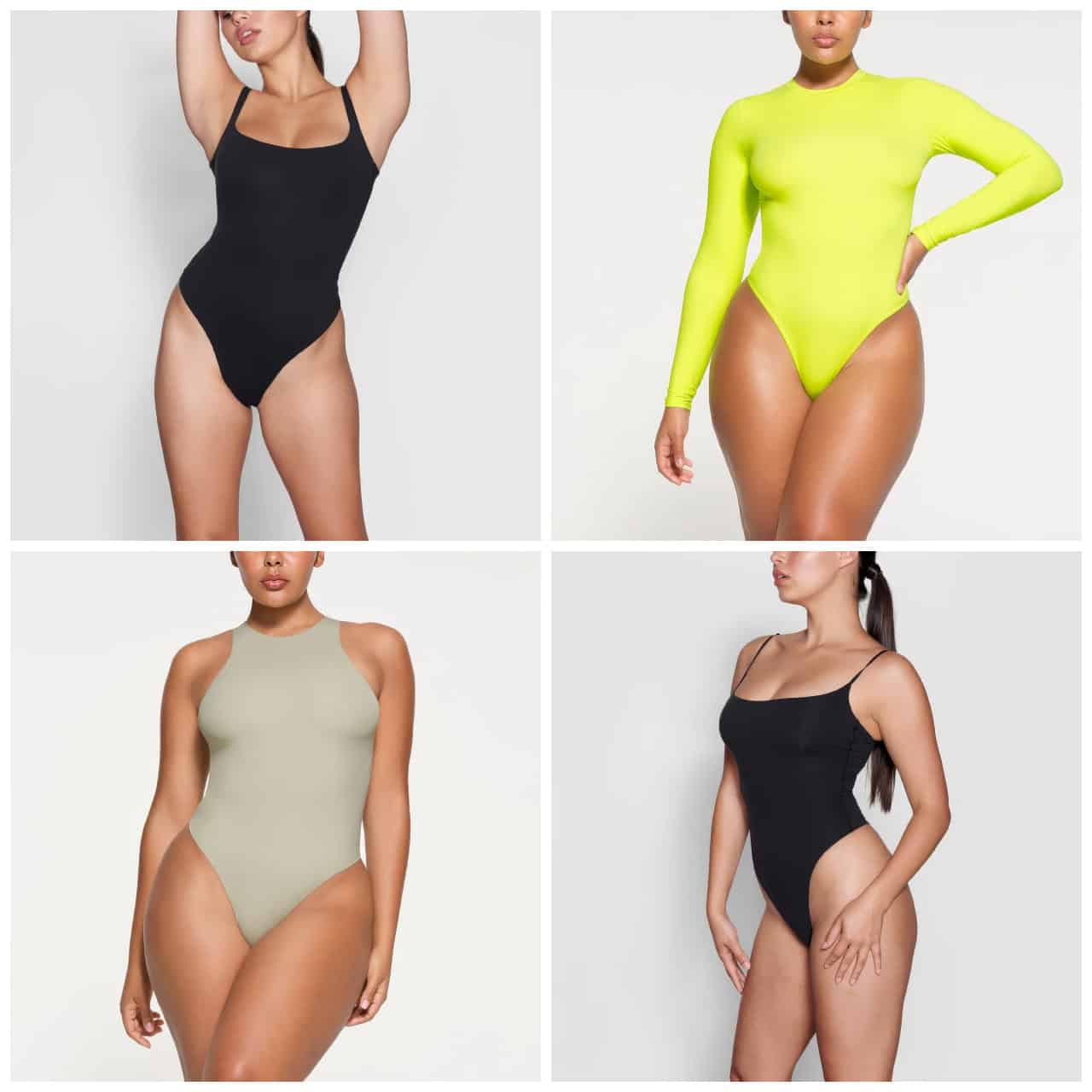 Illustrative example of do you wear underwear with a bodysuit