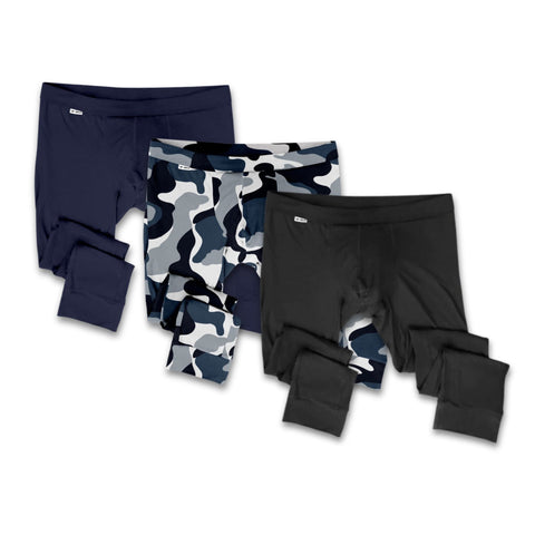 Illustrative example of do you wear underwear with long johns