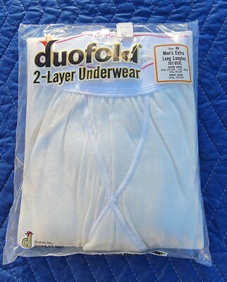Illustrative example of duofold long underwear