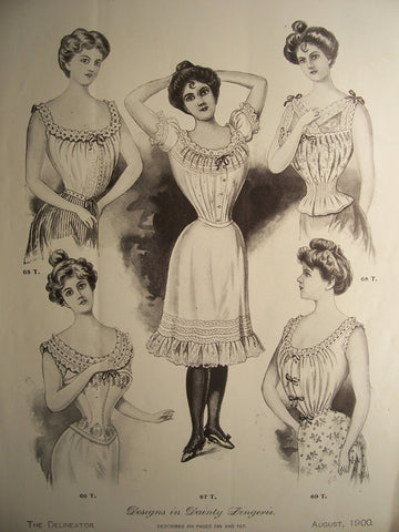Illustrative example of edwardian underwear