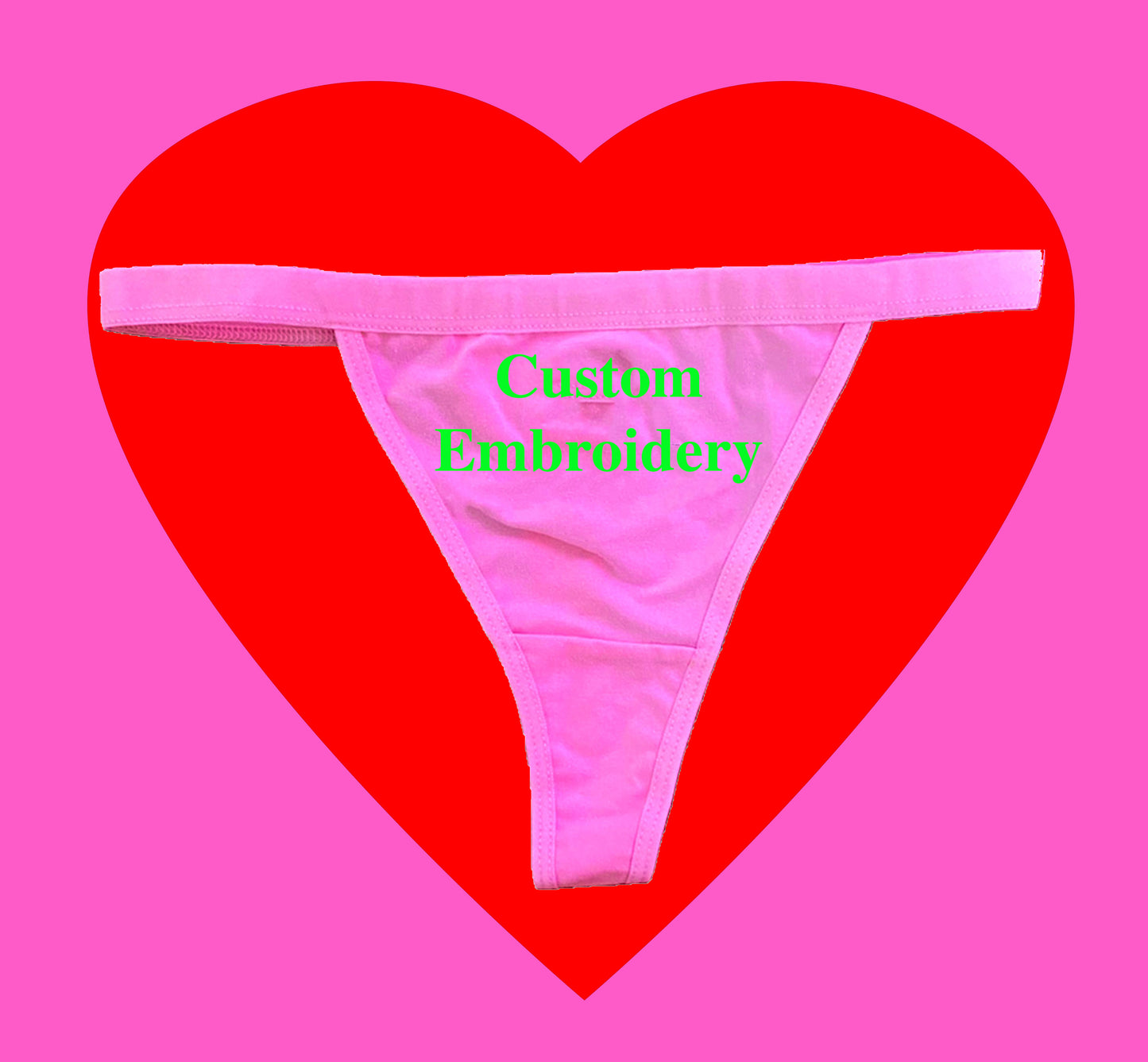 Illustrative example of embroidered underwear