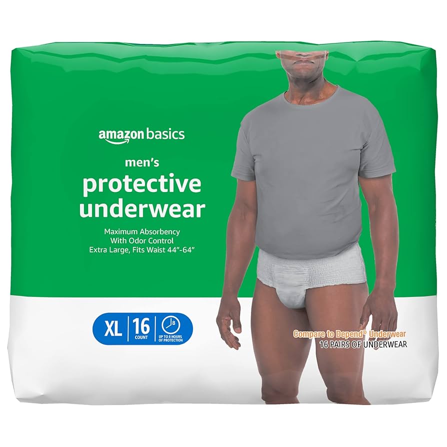 Illustrative example of fecal incontinence underwear