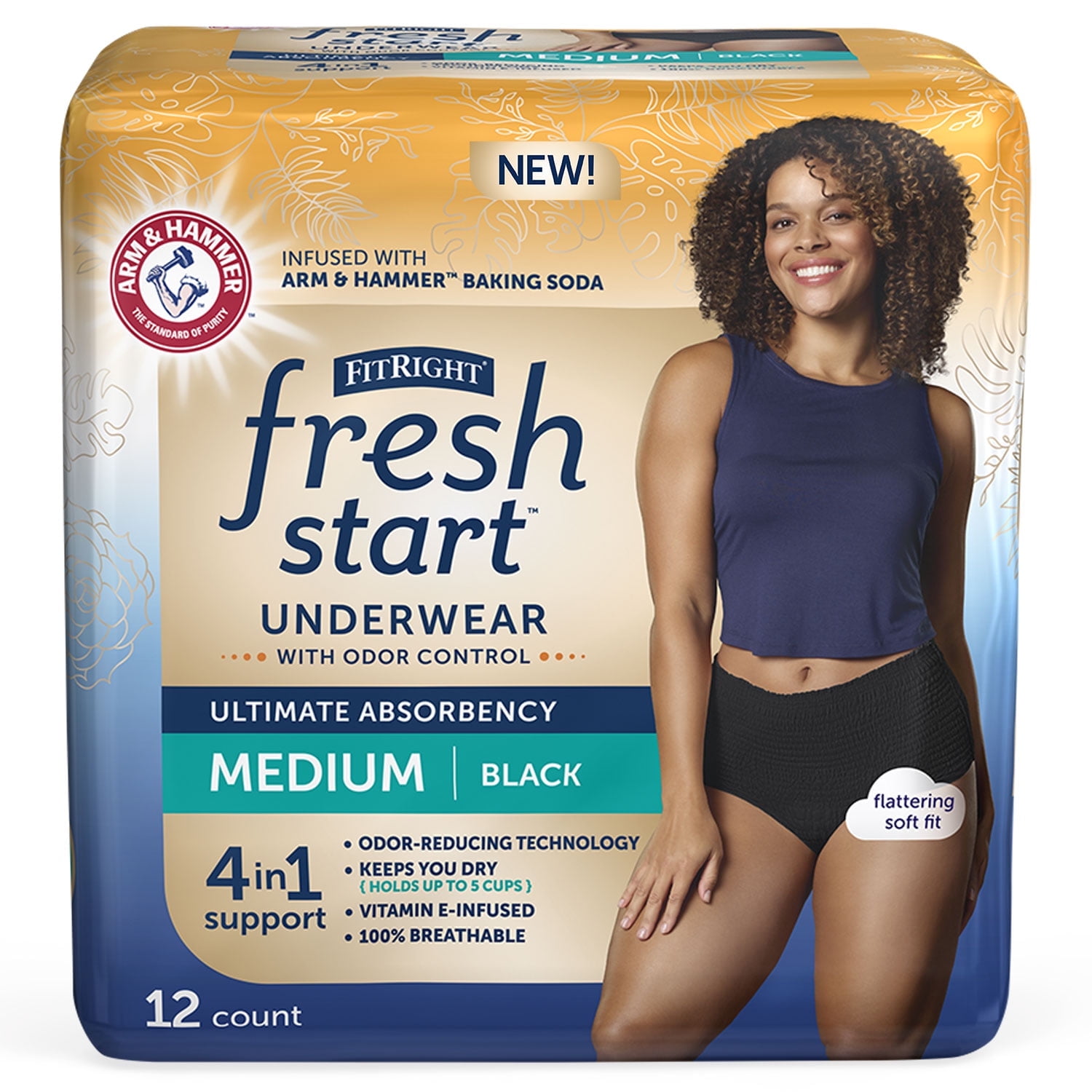 Illustrative example of fit right underwear