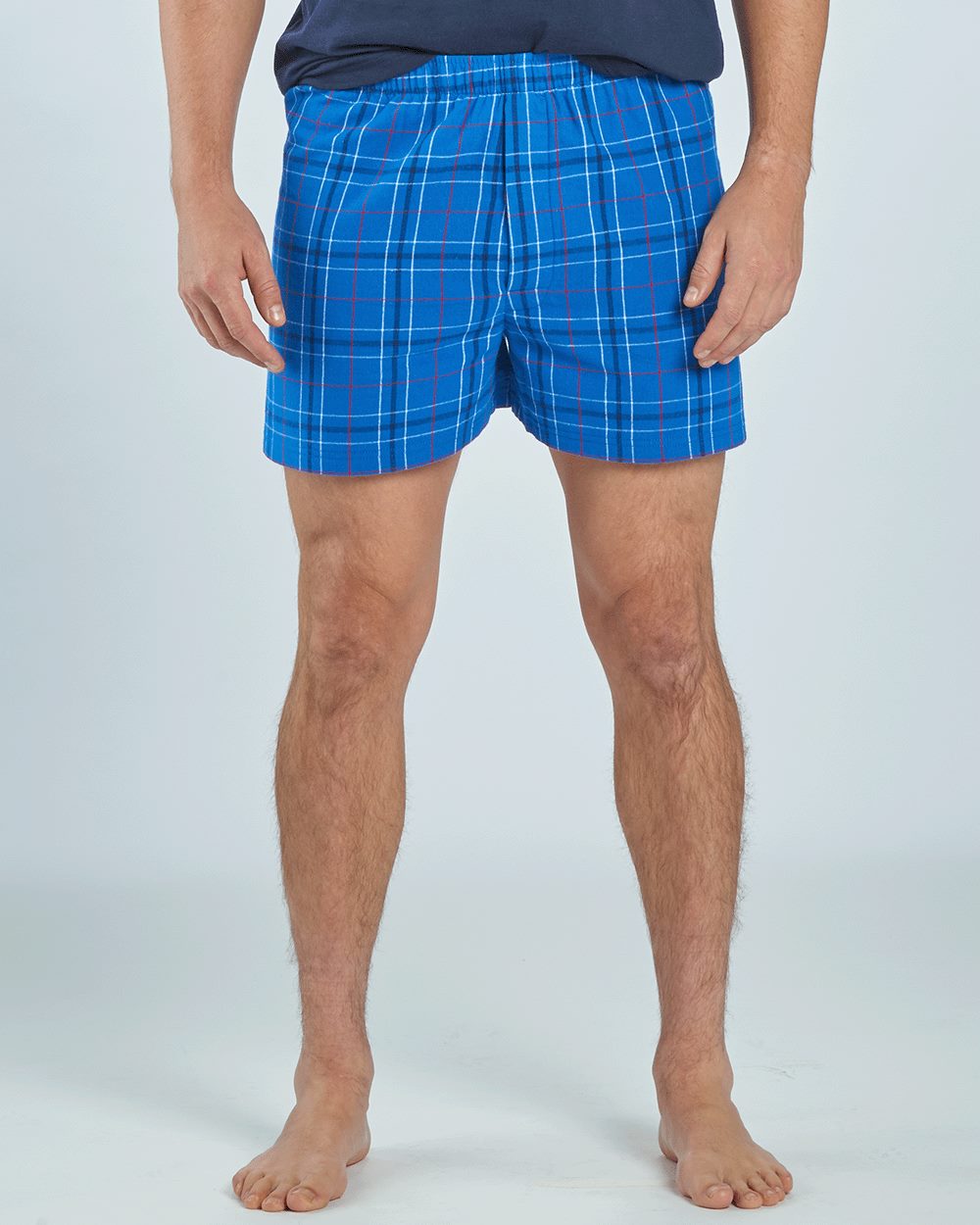 Illustrative example of flannel boxer underwear