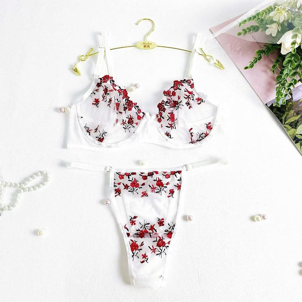 Illustrative example of floral underwear
