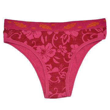 Illustrative example of floral underwear