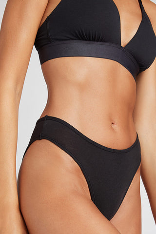 Illustrative example of french cut cotton underwear
