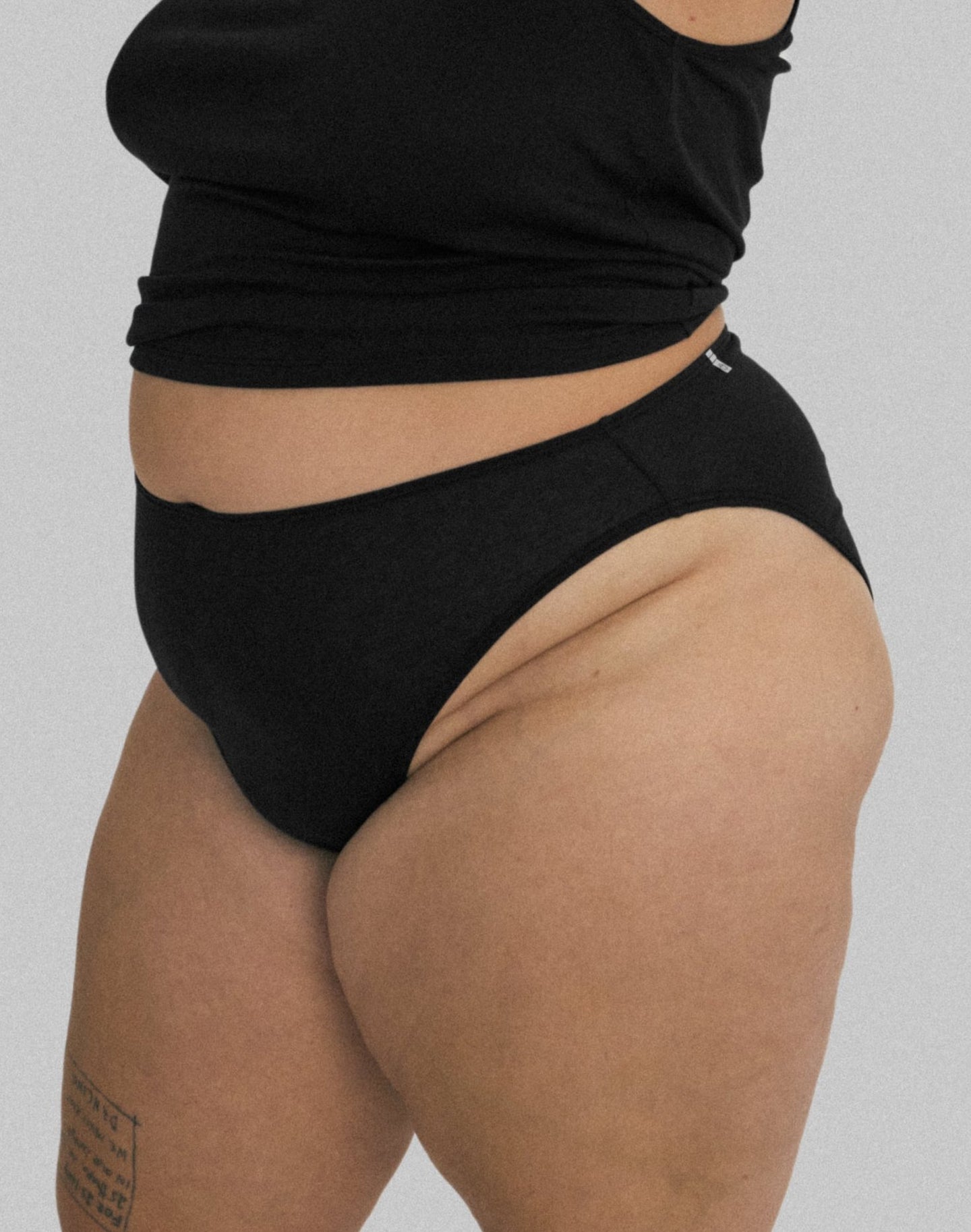 Illustrative example of french cut cotton underwear