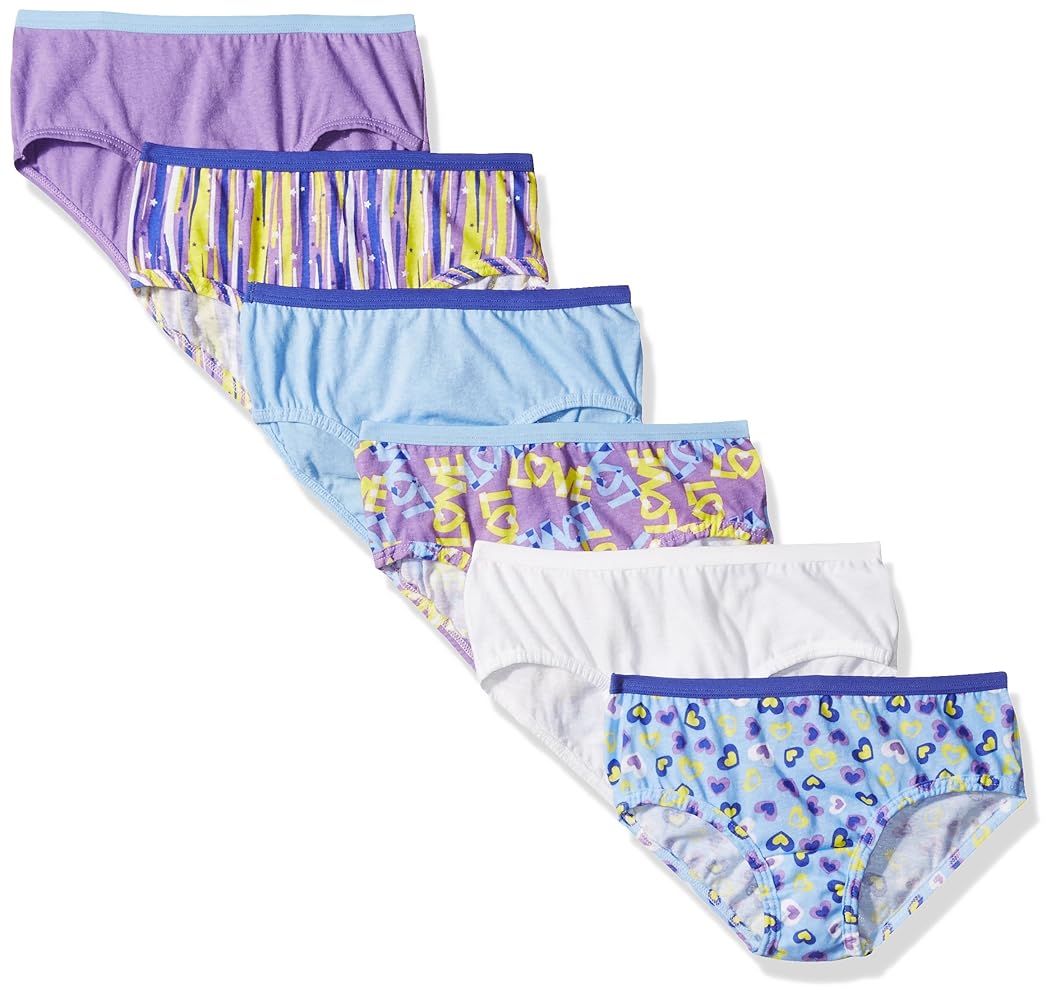 Illustrative example of fruit of the loom girls' cotton brief underwear multipacks