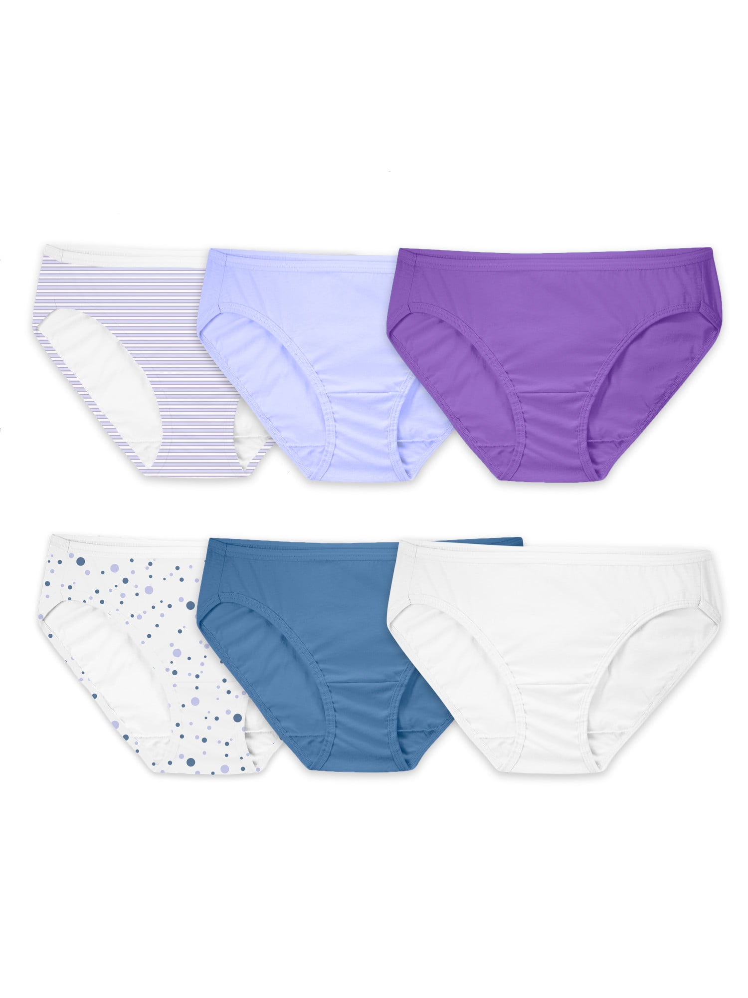 Illustrative example of fruit of the loom ladies cotton underwear