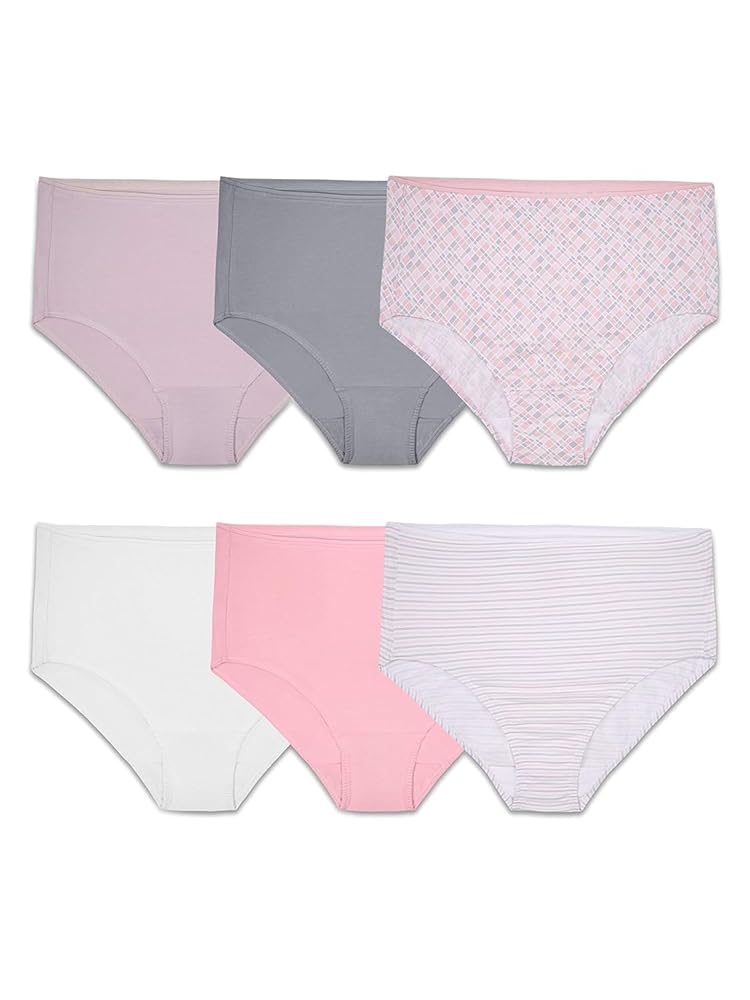 Illustrative example of fruit of the loom ladies cotton underwear