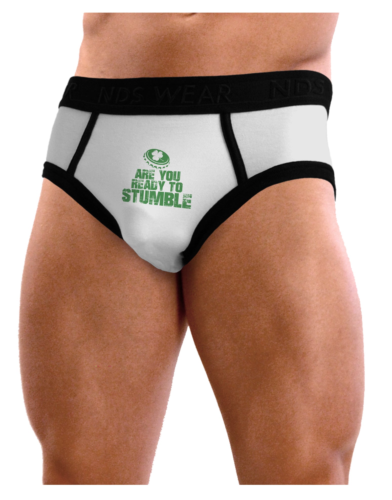 Illustrative example of funny guy underwear