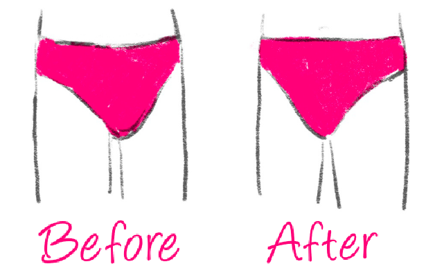 Illustrative example of good underwear for trans women