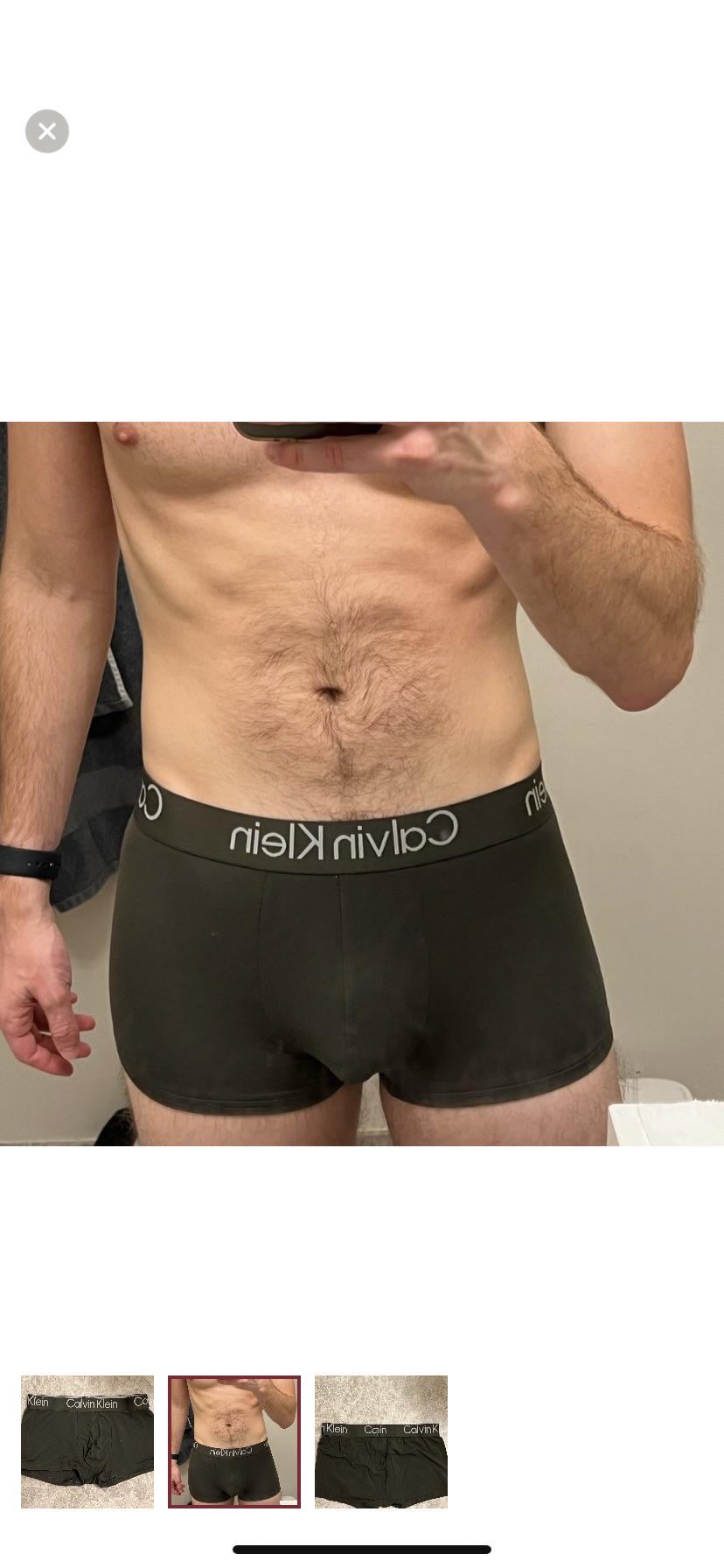 Illustrative example of guys used underwear