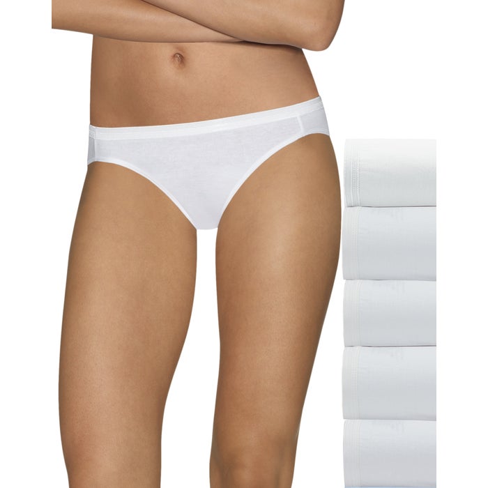 Illustrative example of hanes cotton bikini underwear