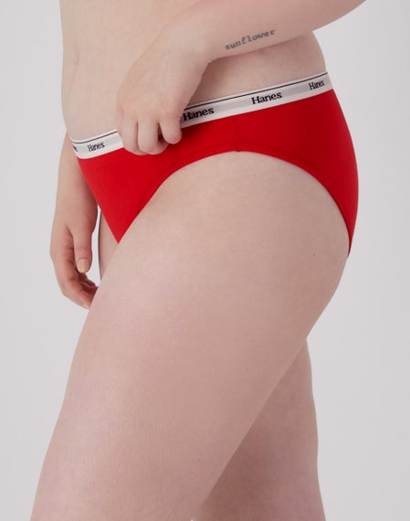 Illustrative example of hanes underwear women's bikini