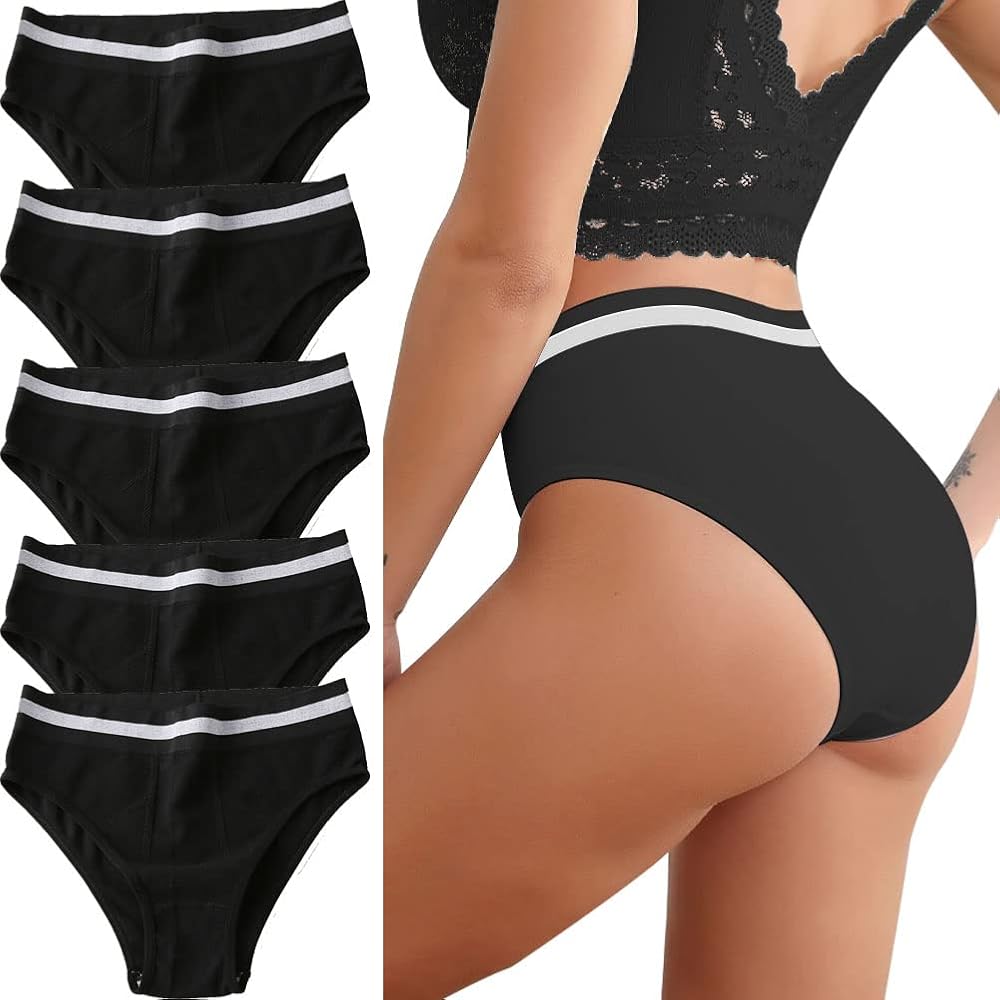 Illustrative example of hi cut underwear for women
