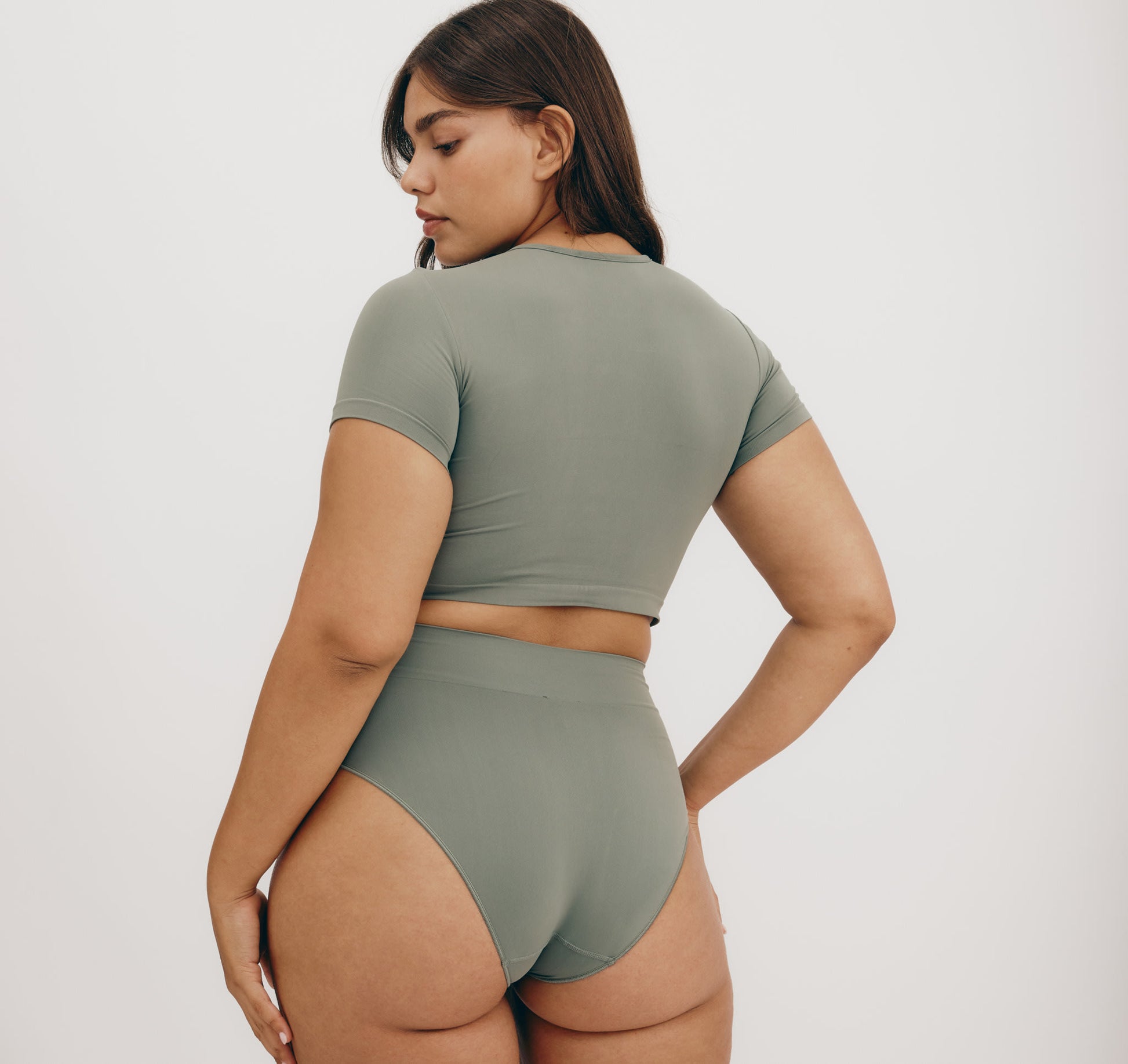 Illustrative example of high leg underwear