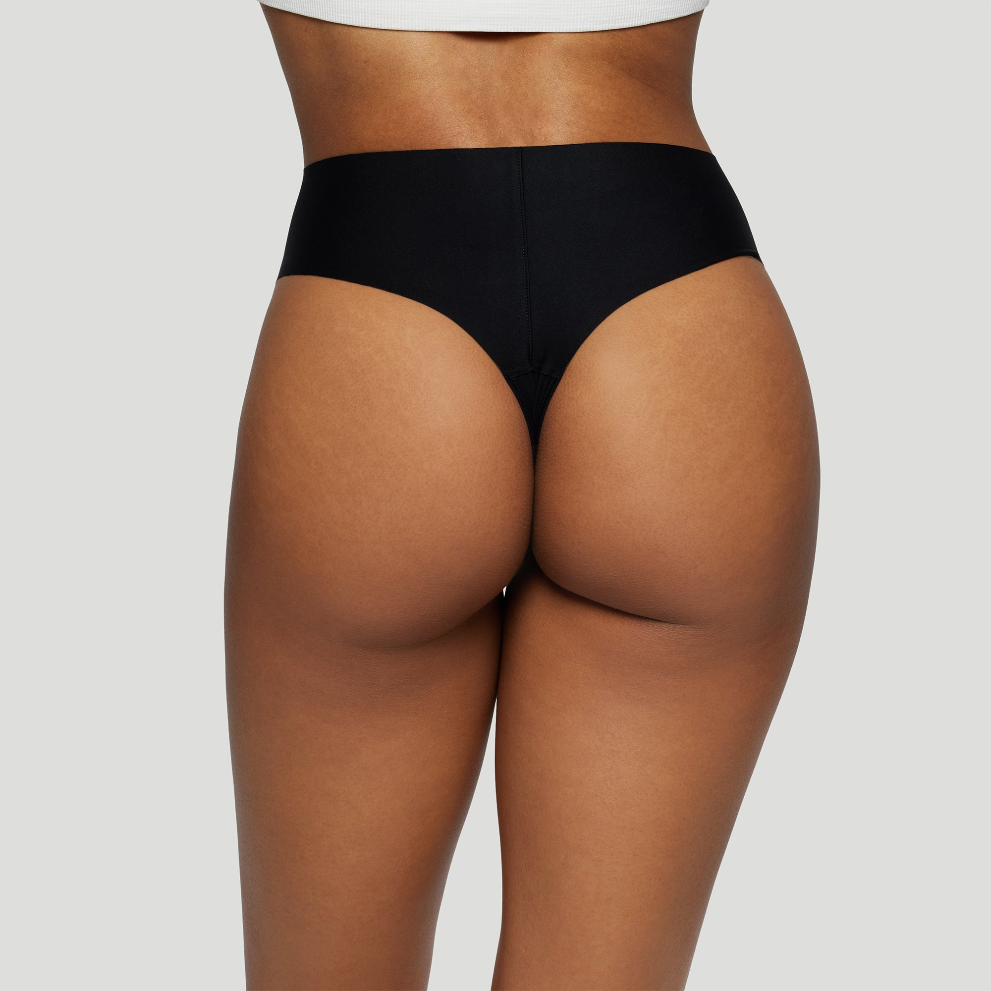 Illustrative example of high rise thong underwear