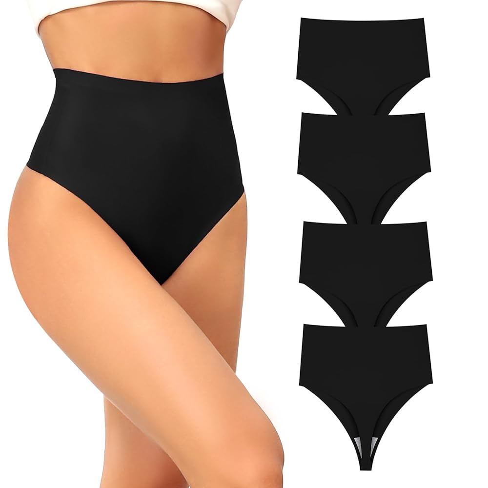 Illustrative example of high waist thong underwear
