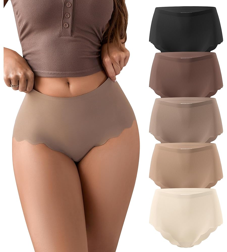 Illustrative example of high waisted cheeky underwear