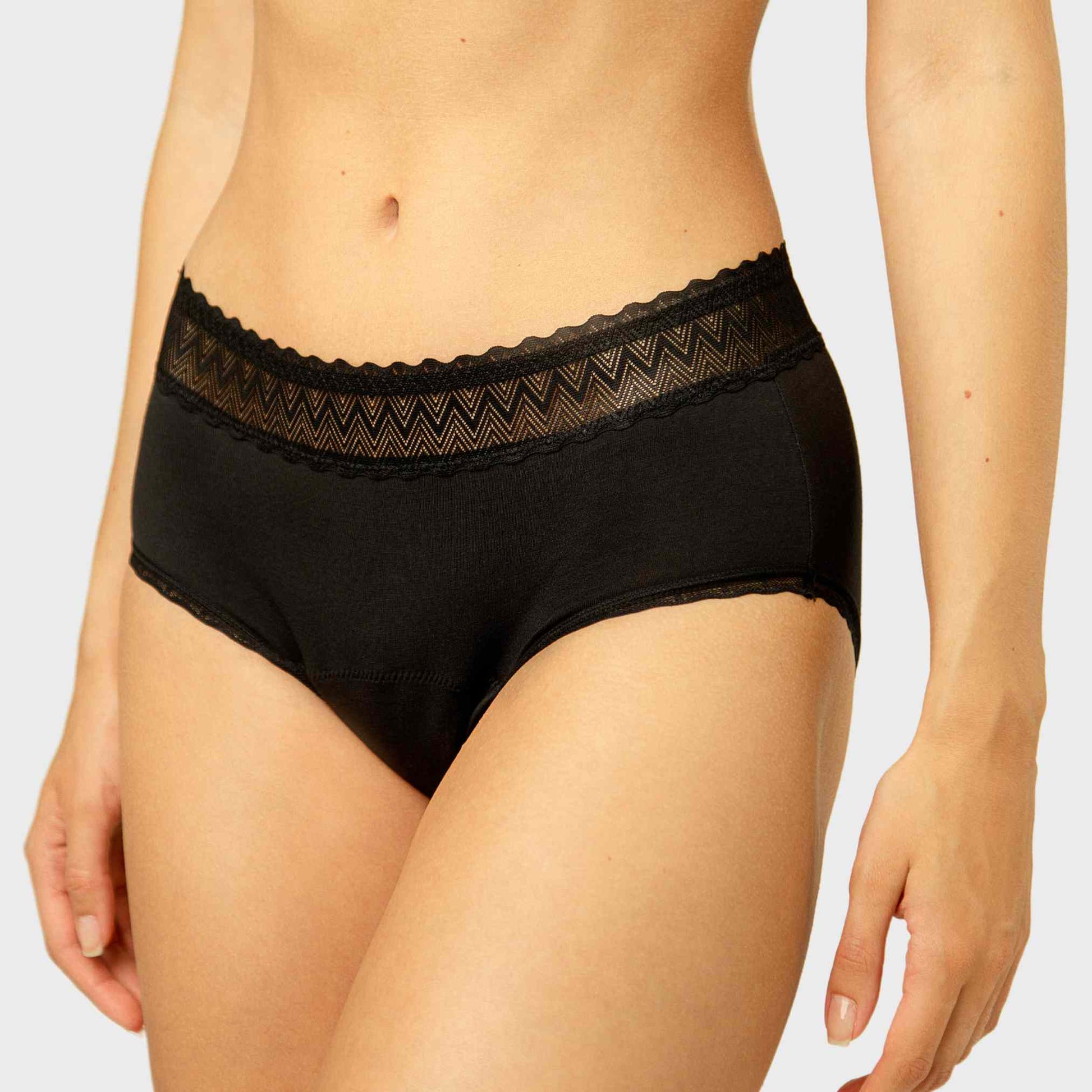 Illustrative example of hipster lace underwear