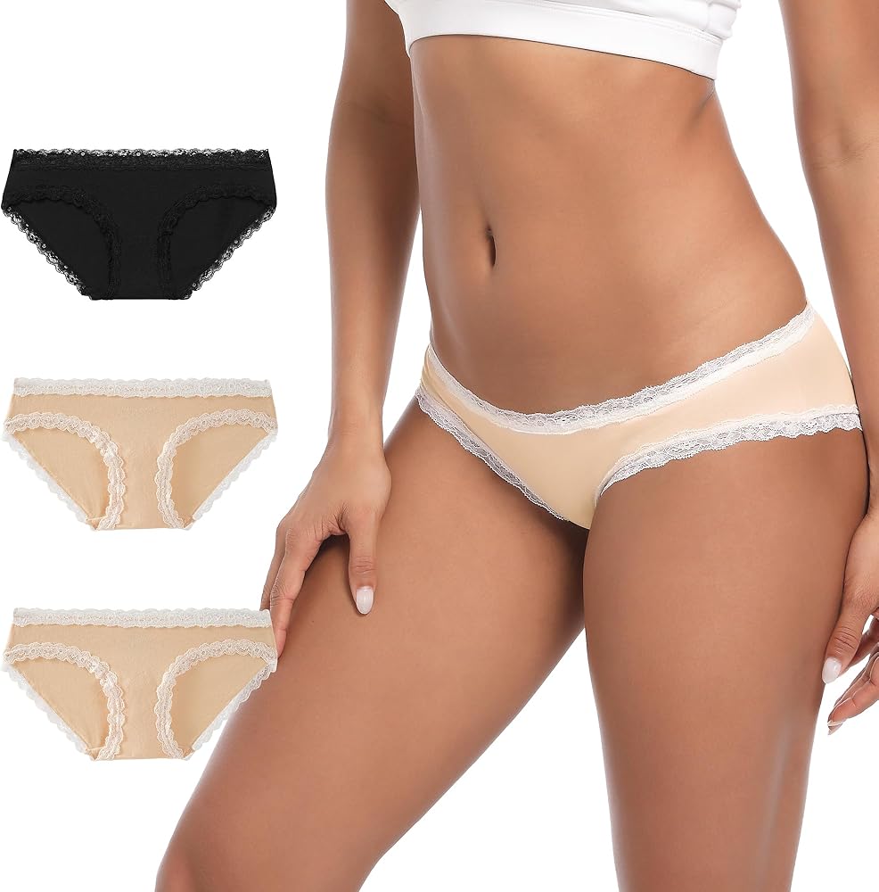 Illustrative example of hipster lace underwear