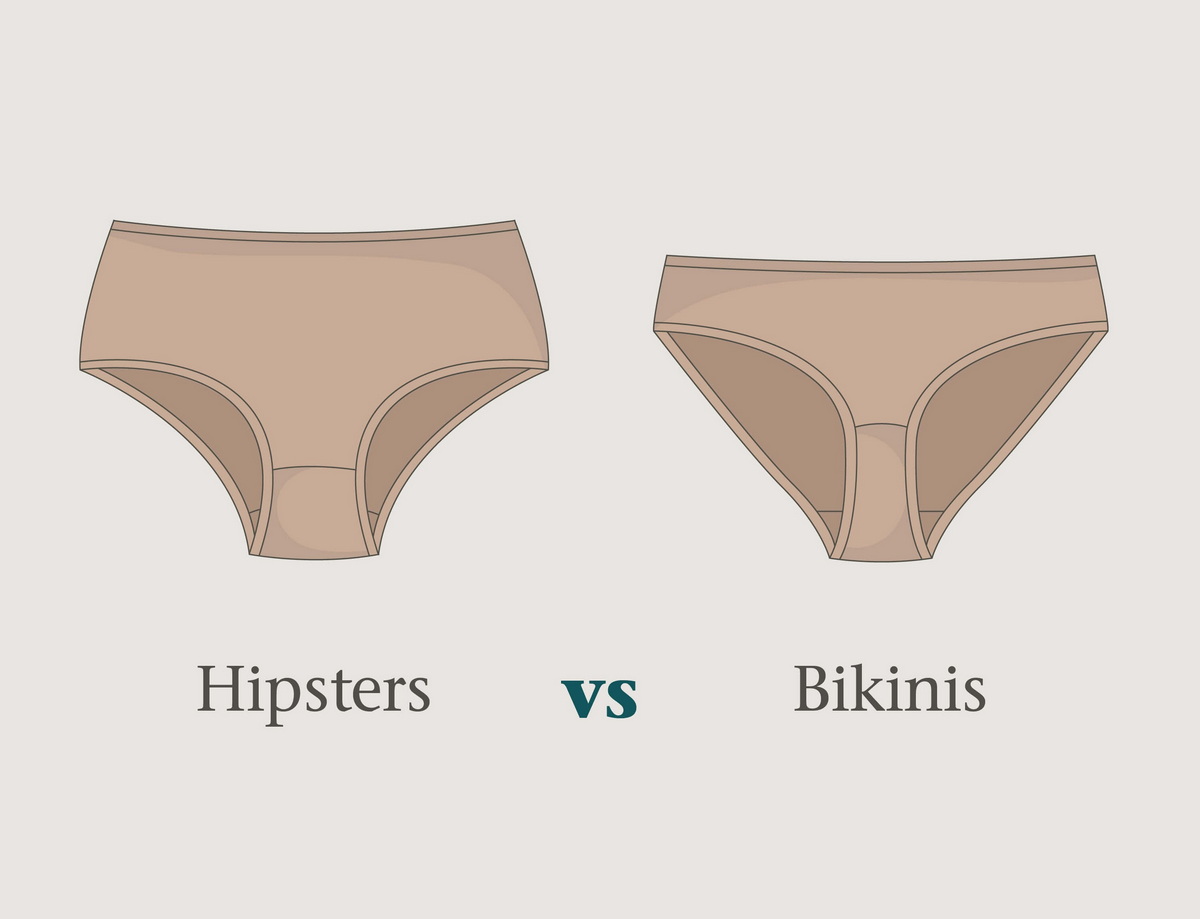 Illustrative example of hipsters underwear