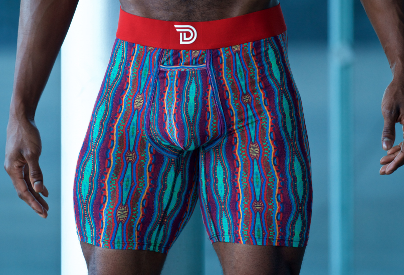 Illustrative example of horizontal fly underwear