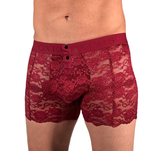 Illustrative example of lace boxer underwear