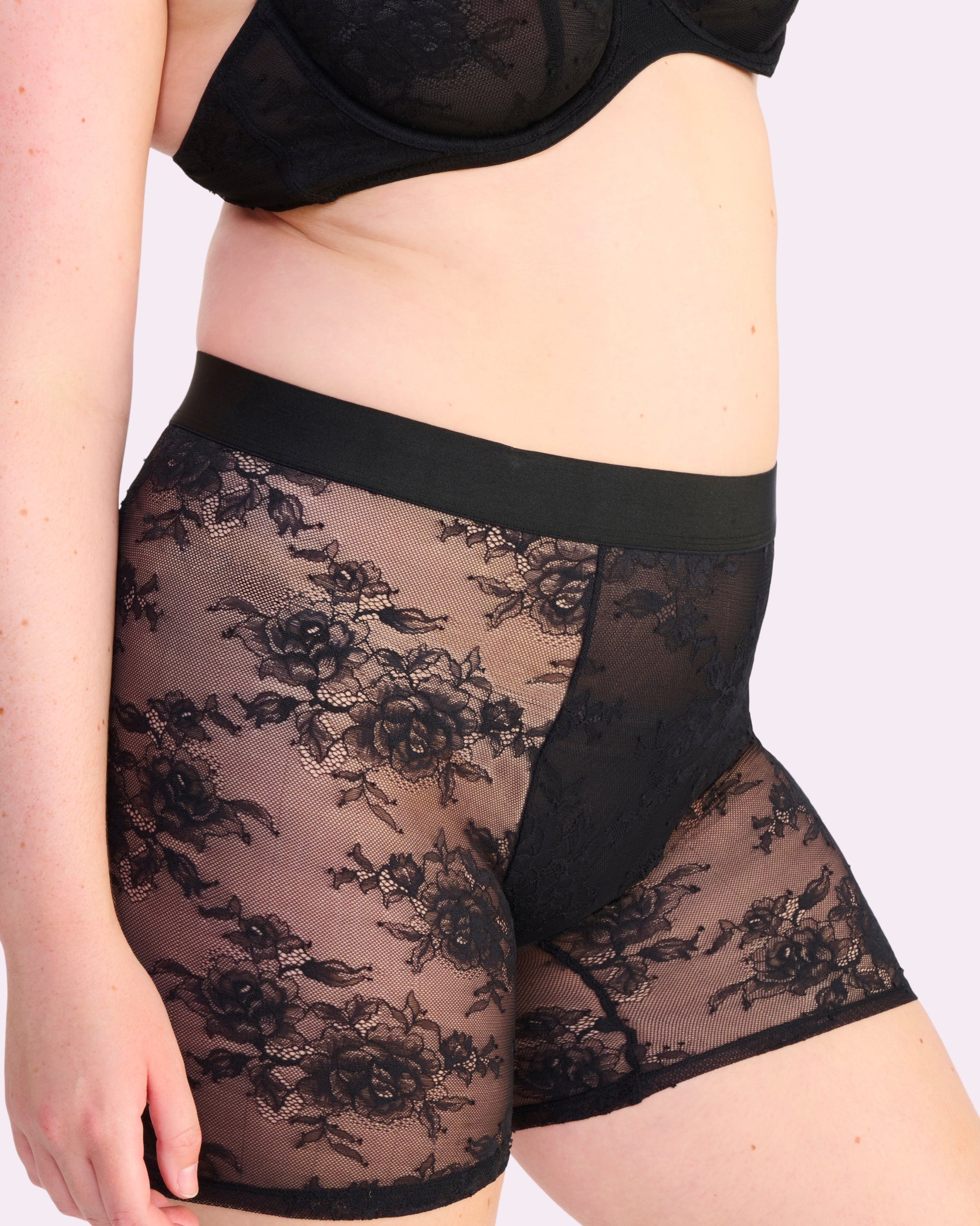 Illustrative example of lace boxer underwear
