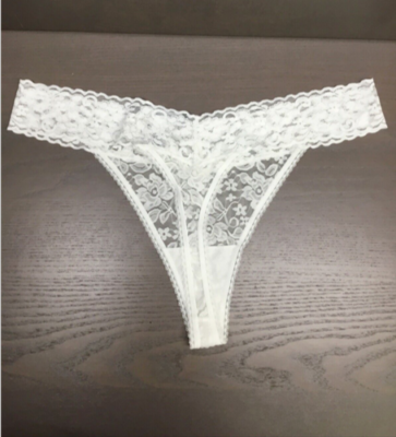 Illustrative example of lace underwear white