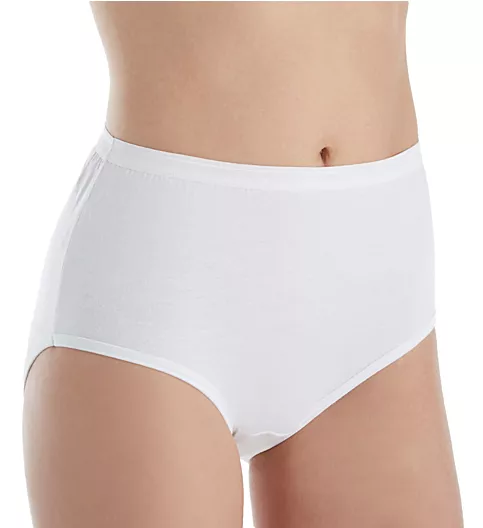 Illustrative example of ladies white cotton underwear