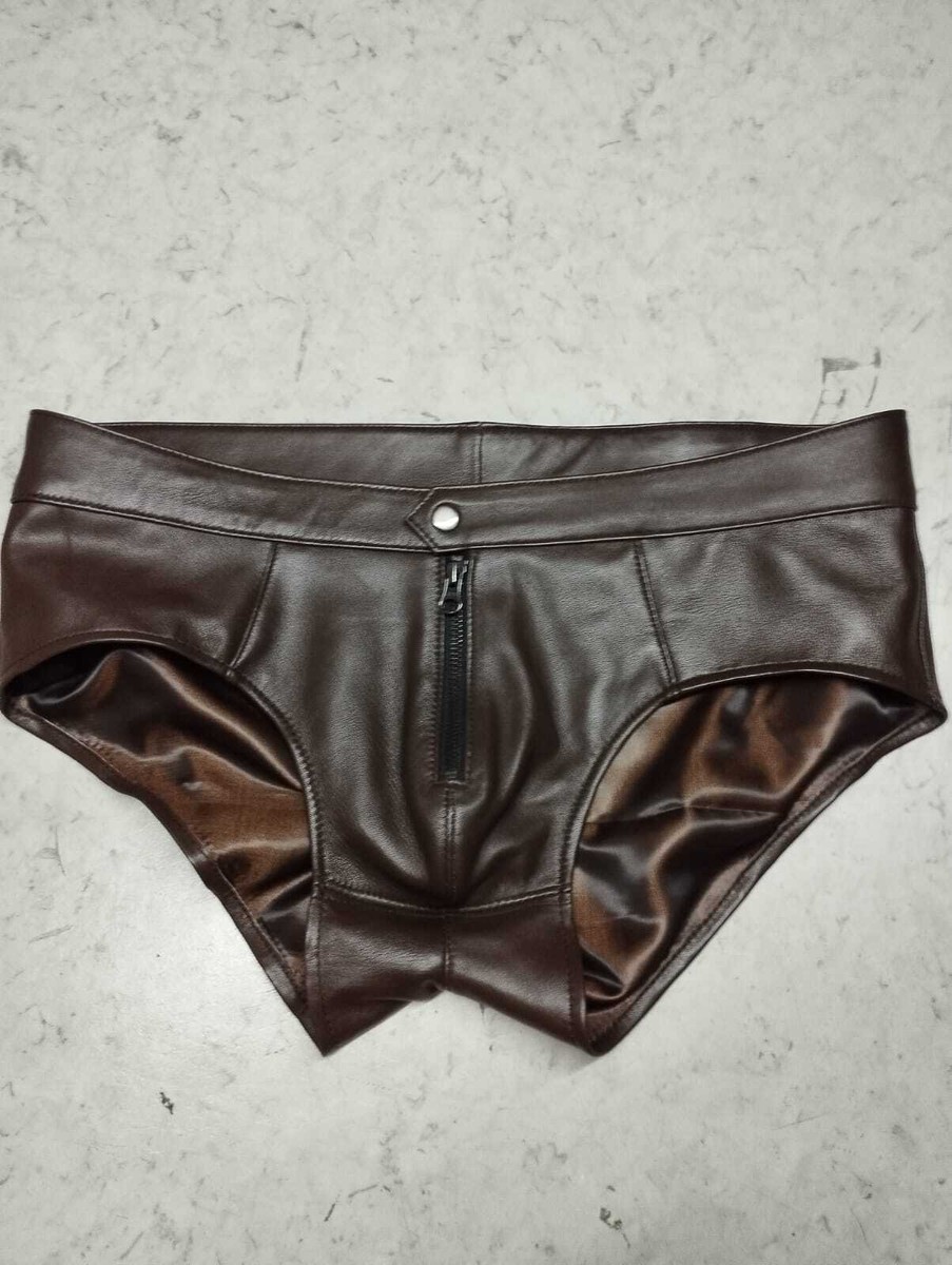 Illustrative example of leather underwear male