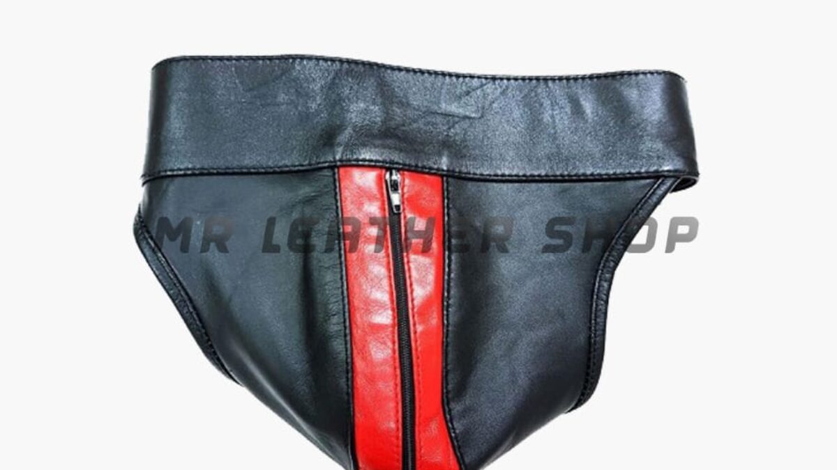 Illustrative example of leather underwear male